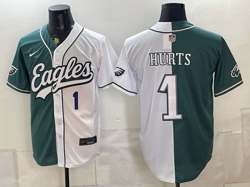 Men 2026 Philadelphia Eagles #1 Hurts white Nike Limited NFL Jersey 0812001